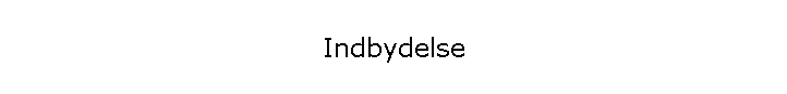 Indbydelse